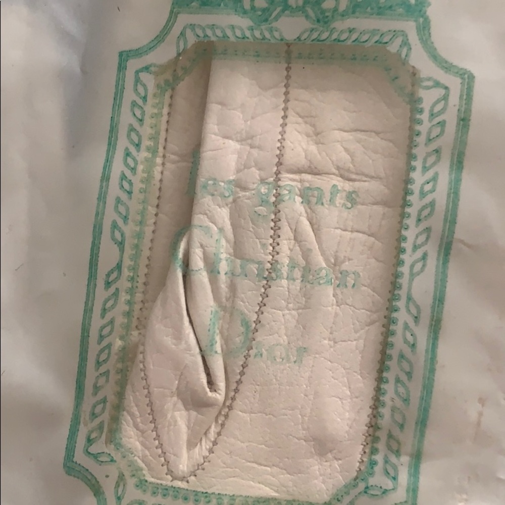 Christian Dior vintage formal leather gloves